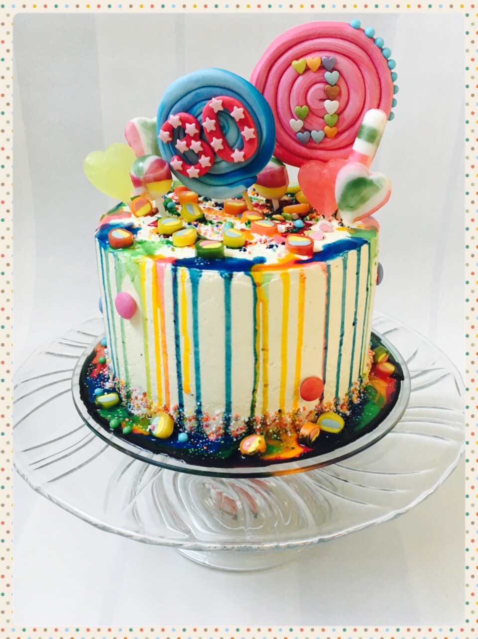 Candy Cake Uberraschungstorte Zum 30 Geburtstag Homemade By Kati